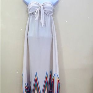 VINTAGE RAINBOW MAXI DRESS